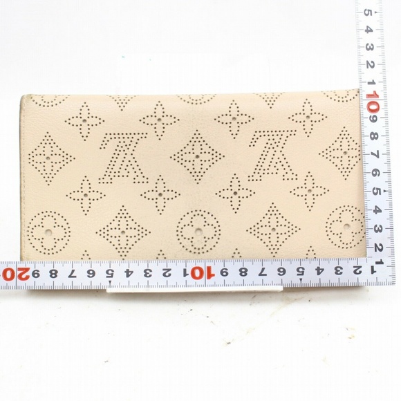 100% Auth Louis Vuitton Portefeuille Amelia Beiges - Picture 2 of 8